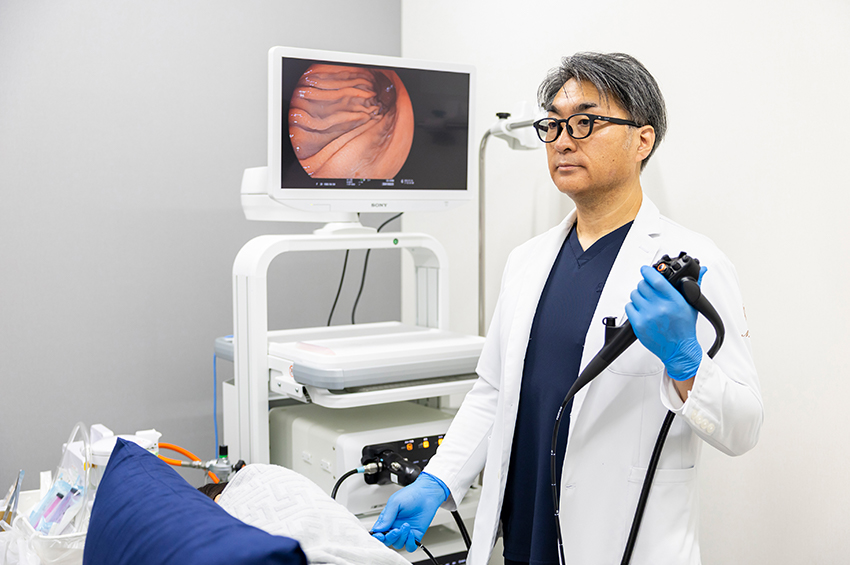 患者様の負担を考えた内視鏡検査